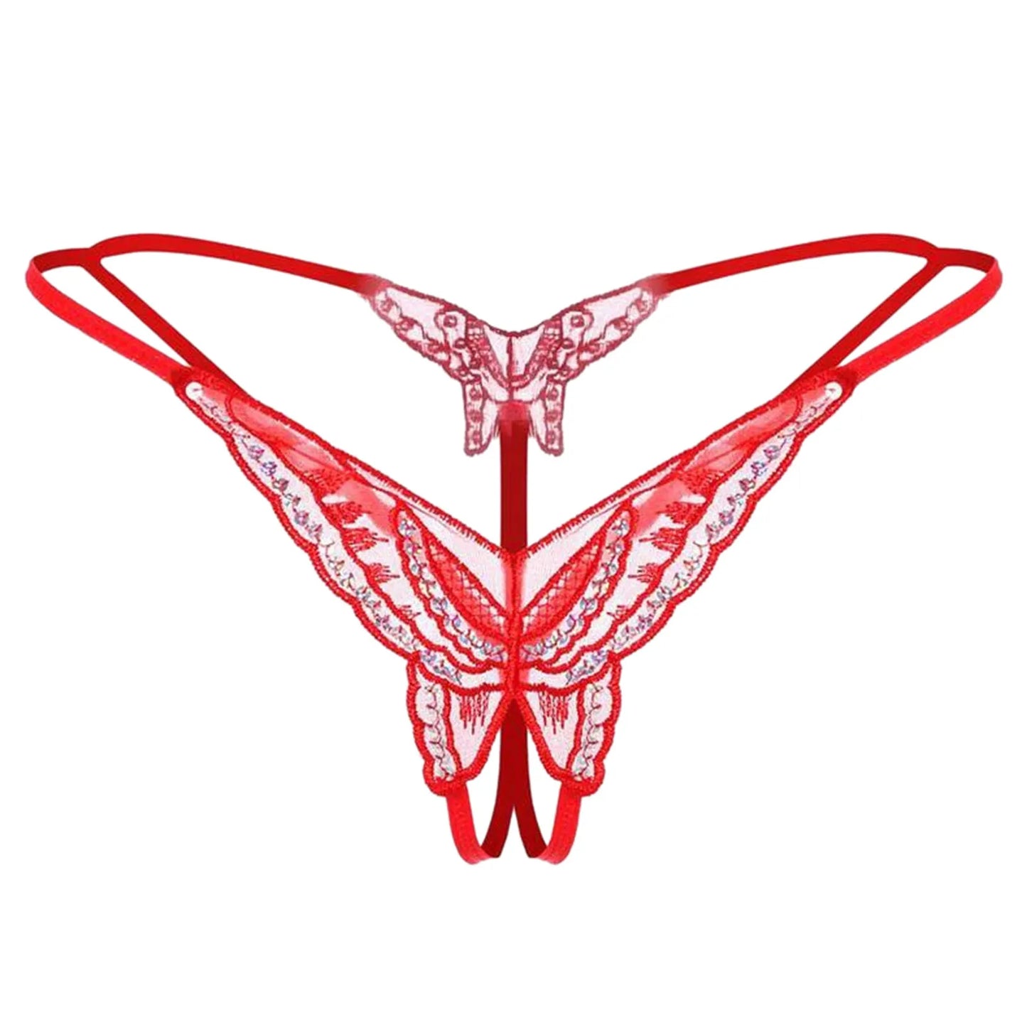 Embroidery Butterfly Thong Women Sexy Underwear G-String Low-Rise Panty Erotic Underpants Women Panties Sex Lingerie Intimates