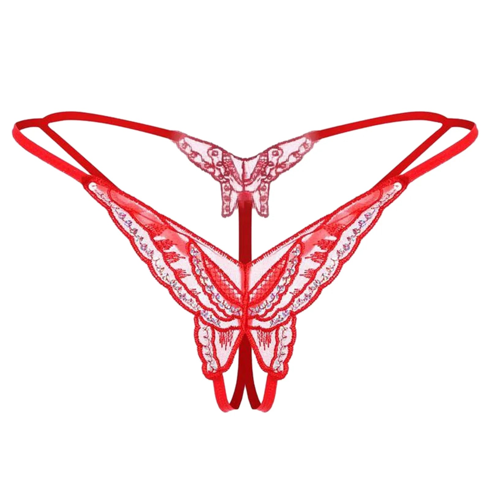 Embroidery Butterfly Thong Women Sexy Underwear G-String Low-Rise Panty Erotic Underpants Women Panties Sex Lingerie Intimates
